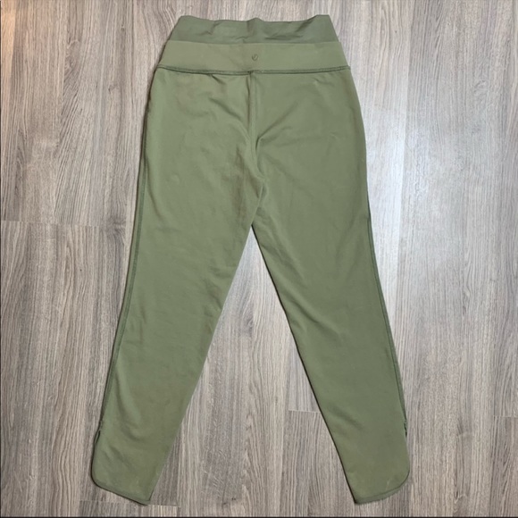 Lululemon | Straight To Class Olive Green Full-On-Luon Pants - Picture 6 of 11